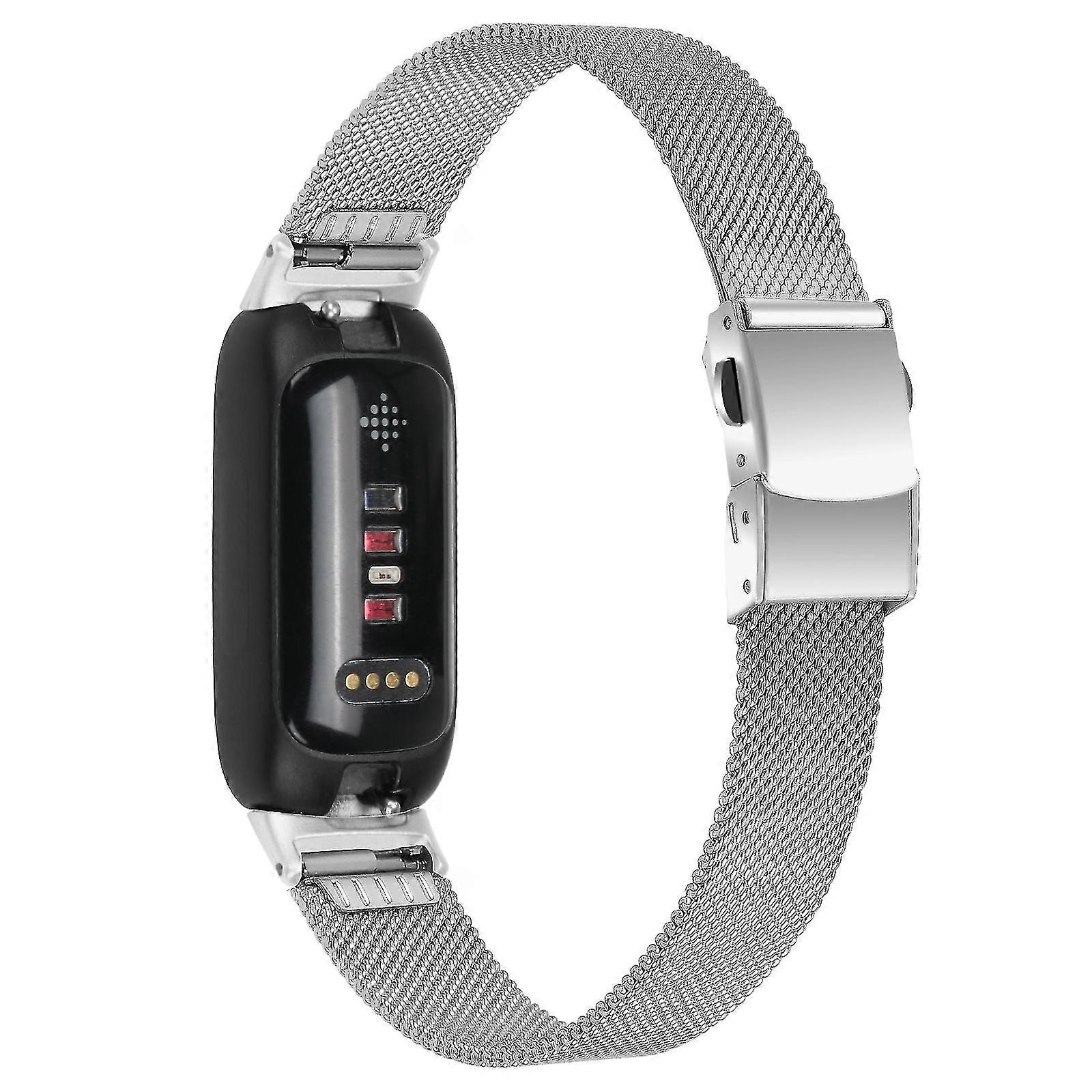 For Fitbit Inspire 3 Mesh Milanese Watch Strap Stainless Steel Replacement Wrist Band with Buckle s202412247169