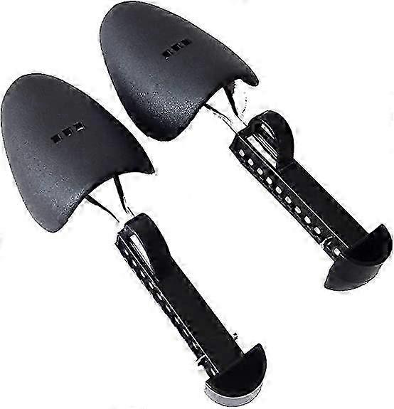 Herren Schwarz Kunststoff Schuhspanner Verstellbarer Schuhspanner Shaper Boot Halter Schuhstütze