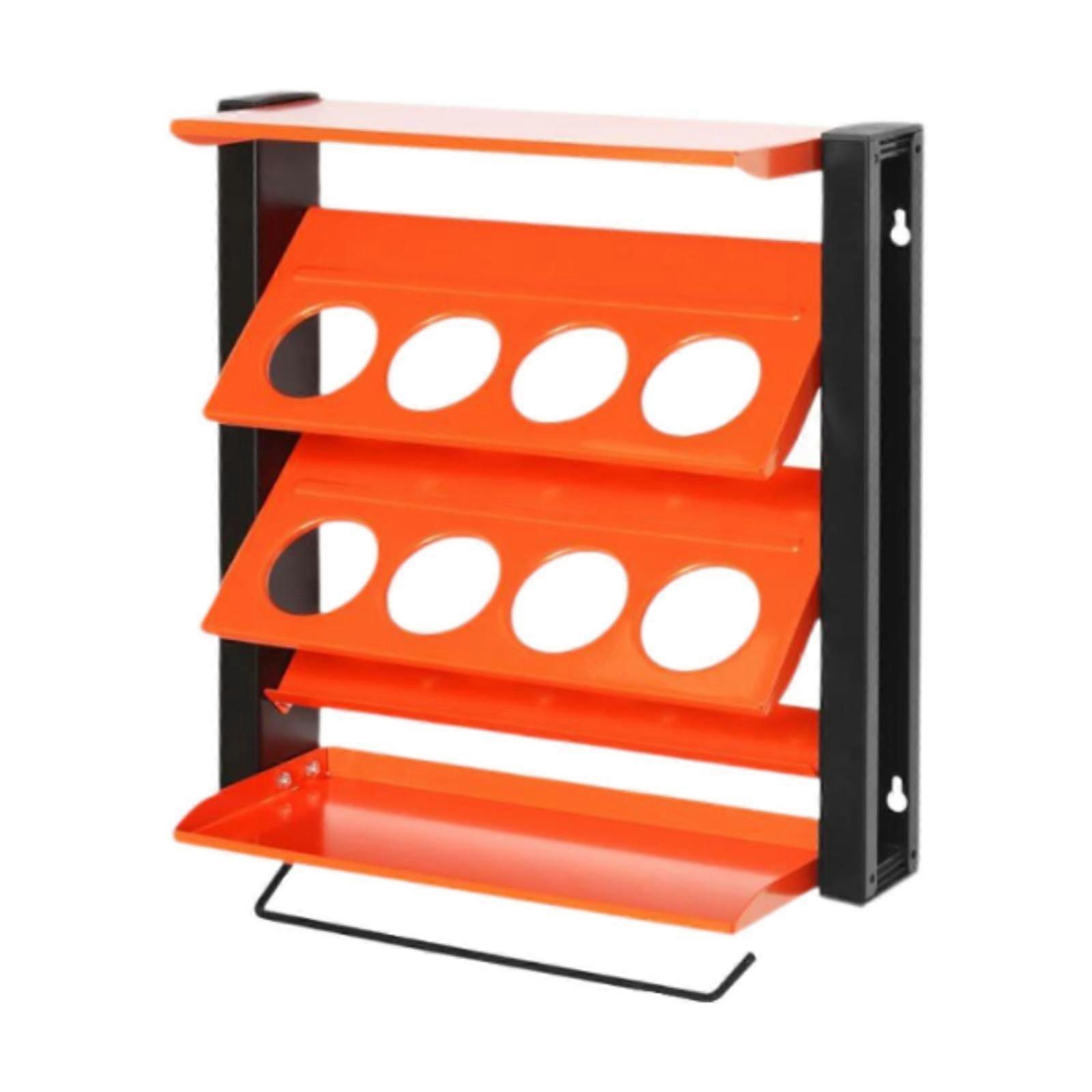 Wall Mounted Spray Can Rack Space Saving Accessory Multifunctional 20x17inch