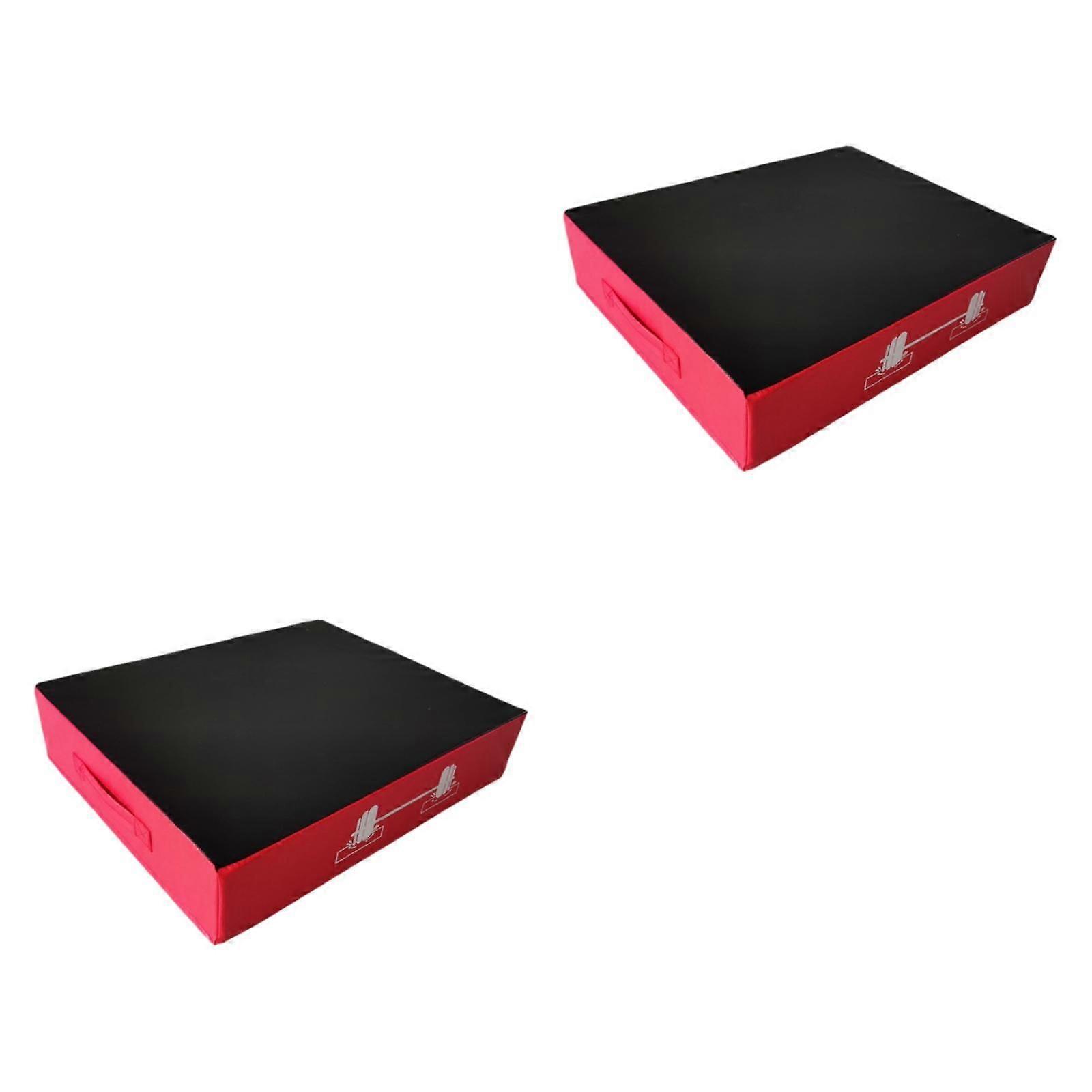 1 Pair Weight Lifting Drop Pads Crash Pads for Training Dumbbell Bench Press Style A