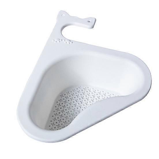 Sink Drain Basket Stable Non-Slip Design Easy Installation Multifunctional Kitchen Triangular Sink Food Catcher Filter Swan Drain