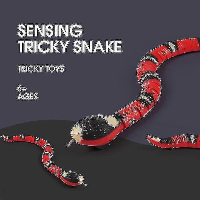 Smart Sensing SnakeToys Electron Interactive Toys For Cats Usb Charging