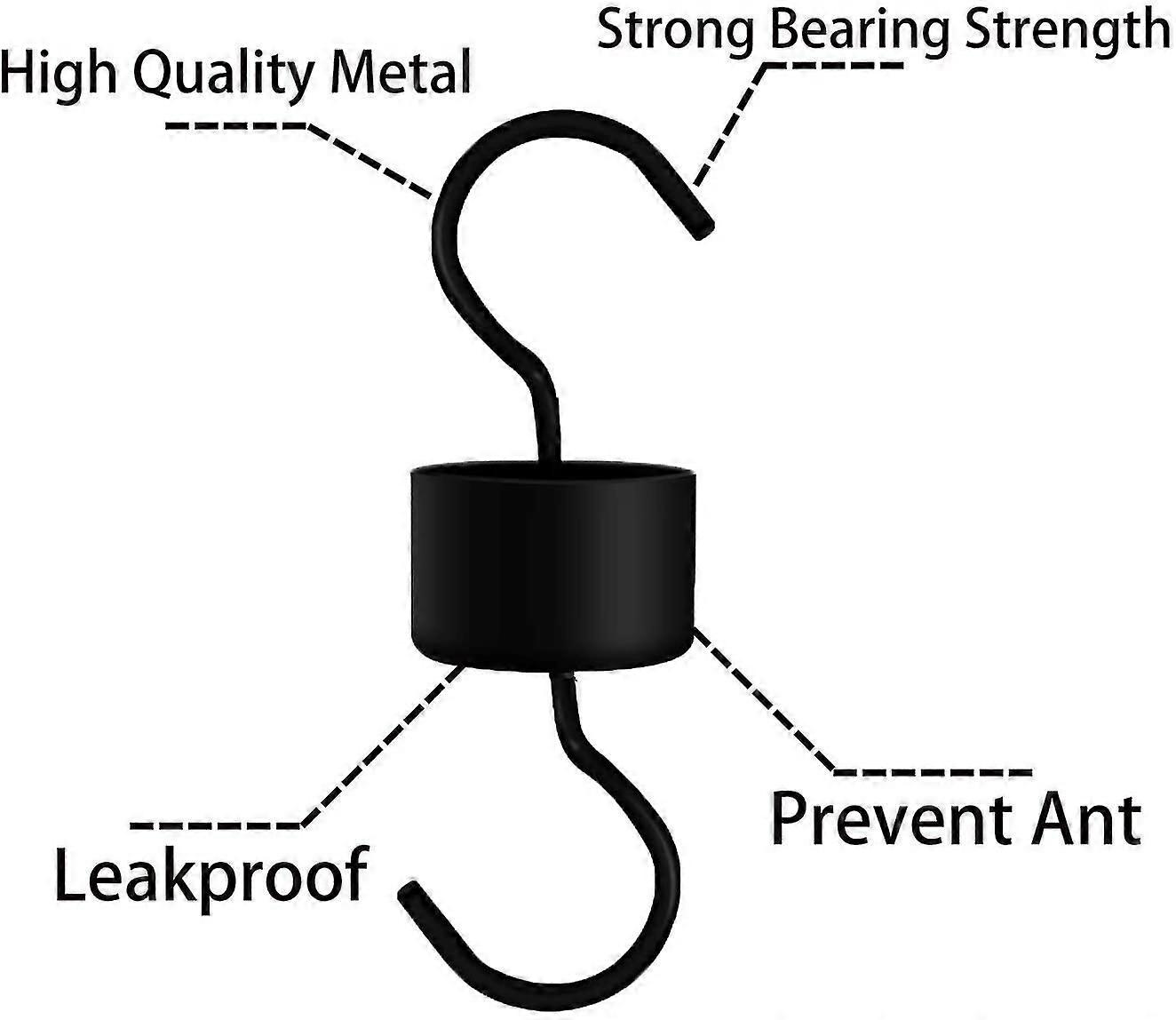 Hummingbird Feeder Insect Guard, Hummingbird Feeder Ant Moat. Have 2 Hooks And 2 Brushes.