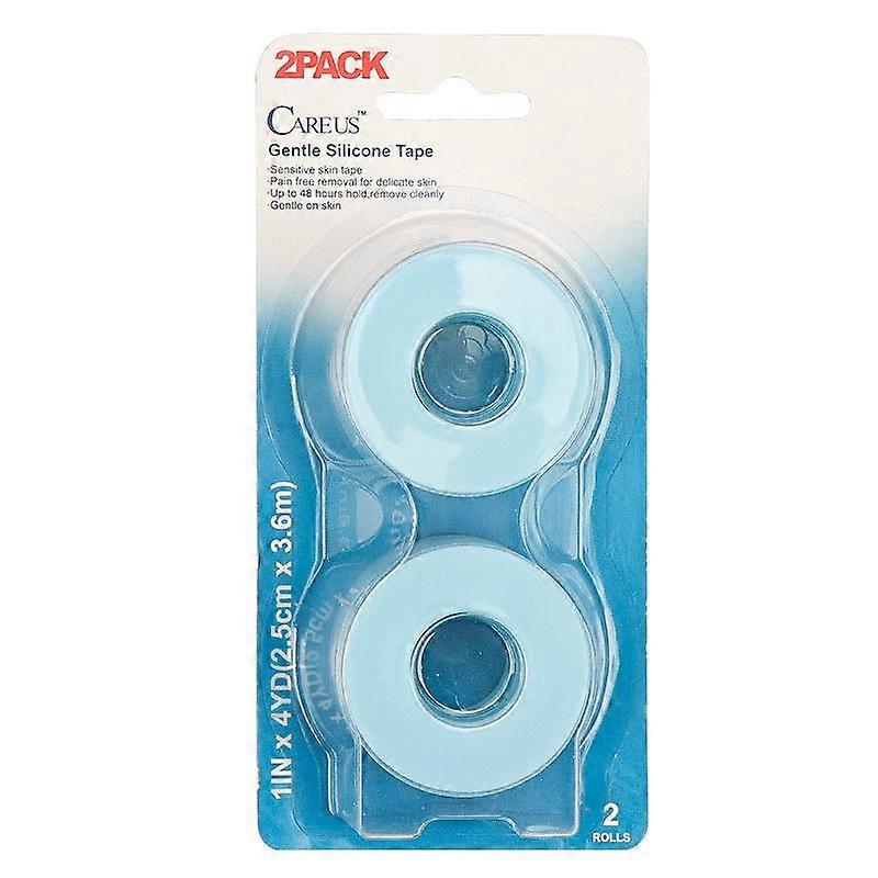 2 Rolls/Set Eyelash Extension Tape Non-woven Gentle Silicone Tape For Grafting False Eyelash Patch Under Eye Pads Tool