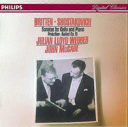 Webber Sonater for cello og klaver CD