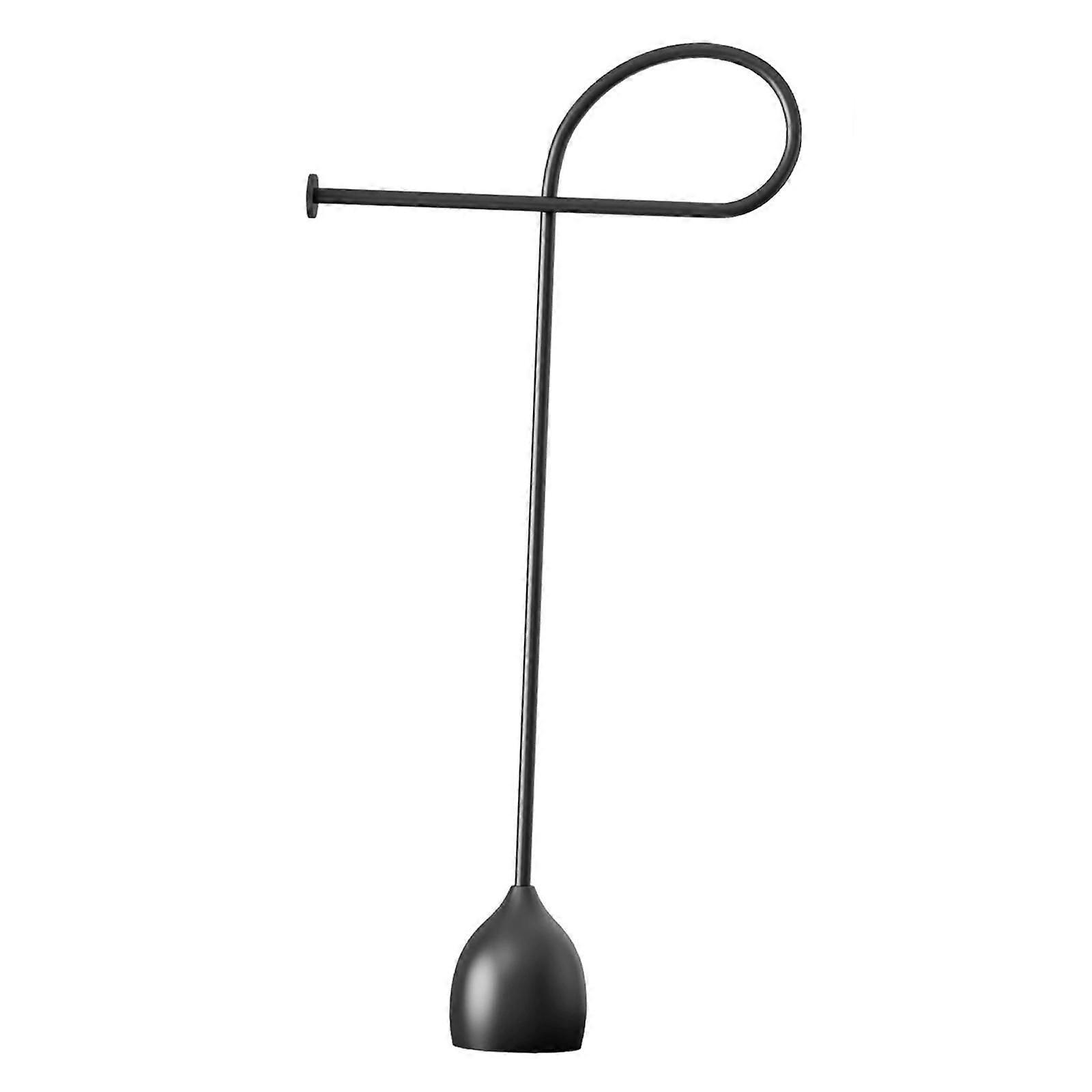 معطف رف الأثاث معدني شجرة الوقوف معطف رف الوقوف لحقائب المكتب المدخل الأسود