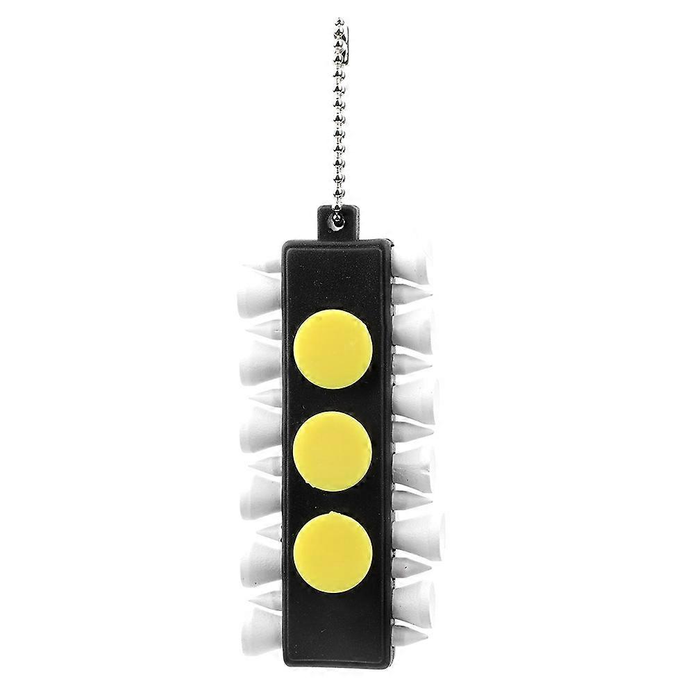 Golf Tee Holder Carrier Accessory με 12Pcs πλαστικά Tees 3 τεμ Ball-marker