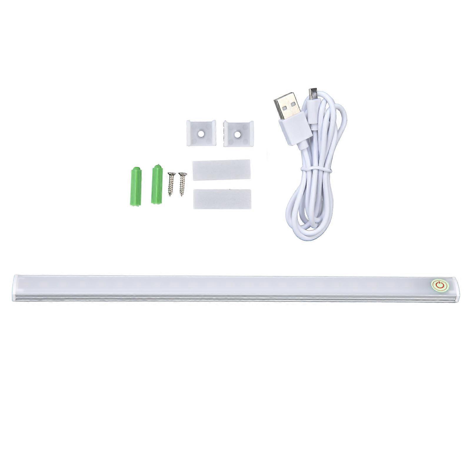 Sous la lumière de l’armoire USB Touch 22 LED Lampe Perles Gradation En Continu Doux Blanc Chaud Outil D’éclairage pour Chambre À Coucher