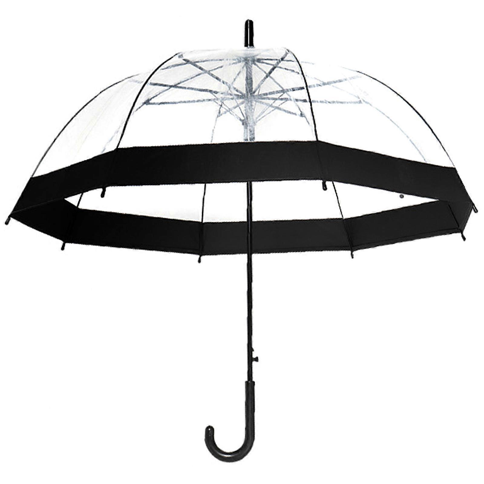 Automatic opening and closing straight umbrella, round top 8 ribs