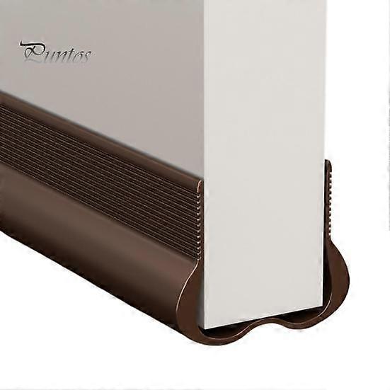 PVC Door Sweep Adhesive Cuttable Under-Door Weather Stripping Exterior Interior Door Seal Noise Dust Stopper Door Bottom Gap Filler Sealing Strip