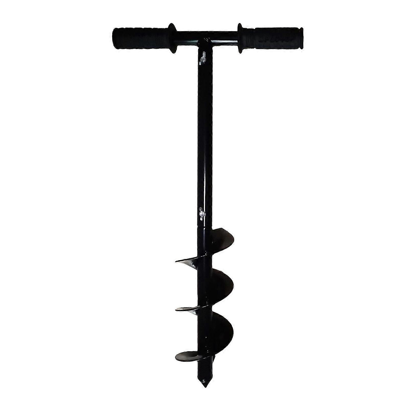 Manual Earth Auger Fence Post Drill Soil Digger Hole Borer 4" Hand Tool