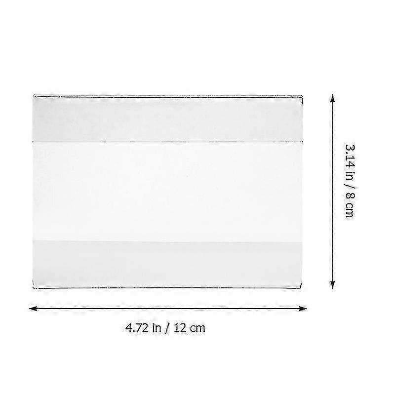 5pcs Acrylic Sign Holder Versatile Display Stand Desktop Menu Price Holders