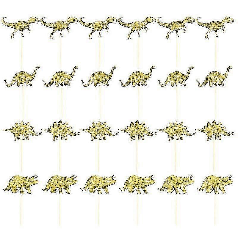 unique 24pcs cake decorations, Dinosaur Cake Topper