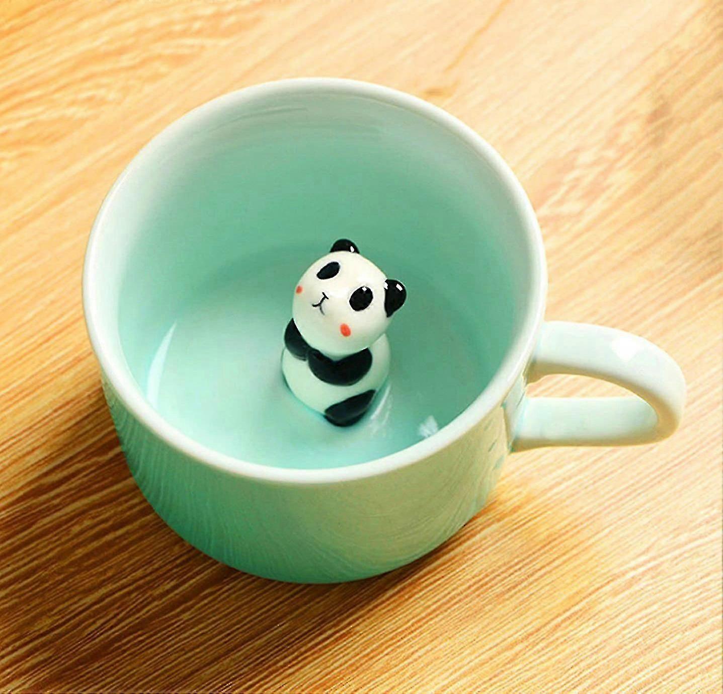 Coffee Mug Panda 3d Cartoon Animal Inside Ceramics Cup