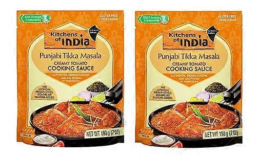 Κουζίνες της Ινδίας Punjabi Tikka Masala κρεμώδης σάλτσα μαγειρέματος ντομάτας 2 Pack