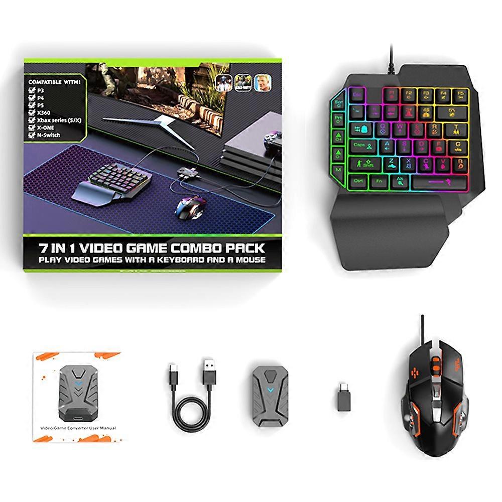 GAMWING MIX Master 7-w-1 Klawiatura i mysz Konsola Konwerter Adapter do PS3 PS5 Xbox O