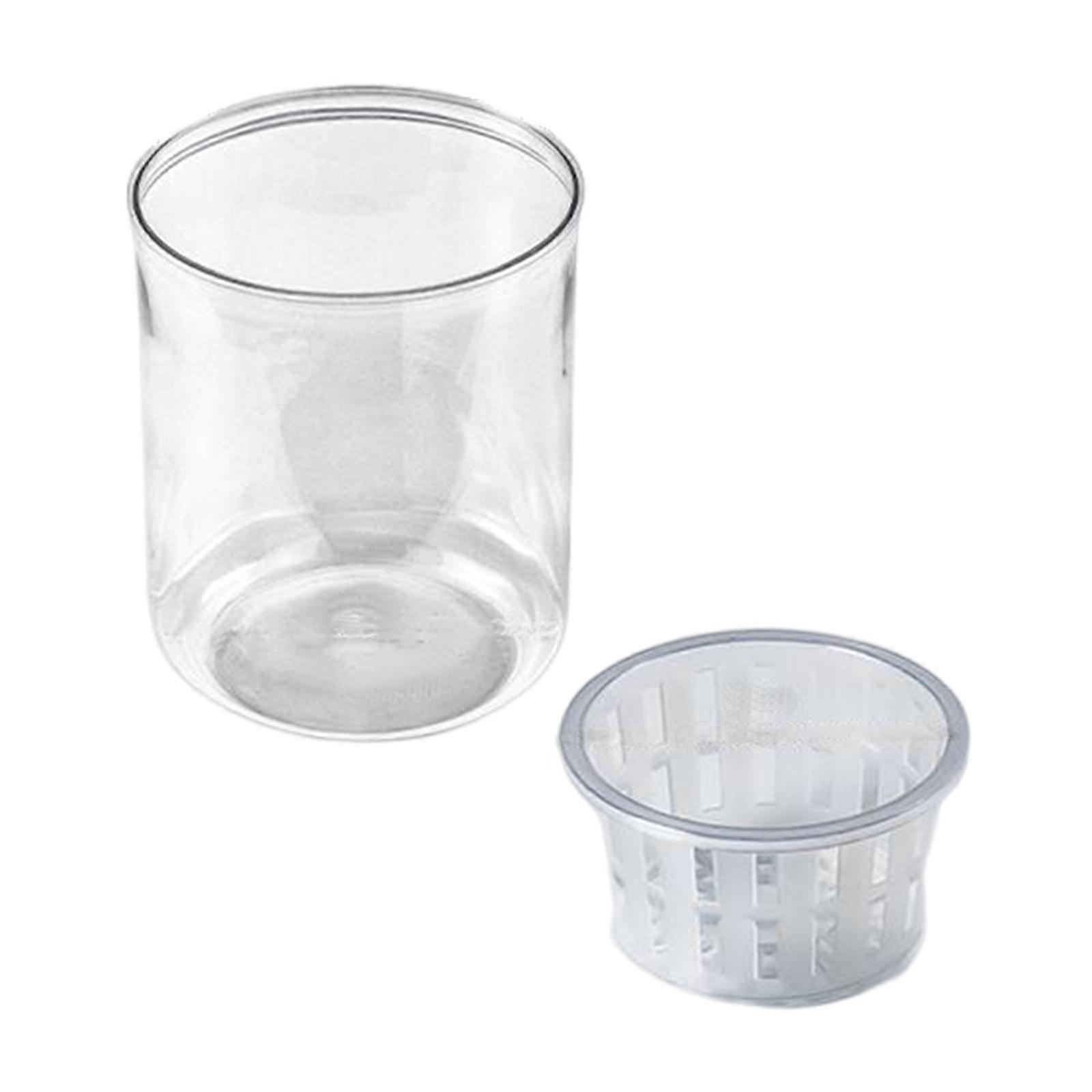Mini Fish Tank Multifunctional Planter Container for Table Bedroom Office Indoor