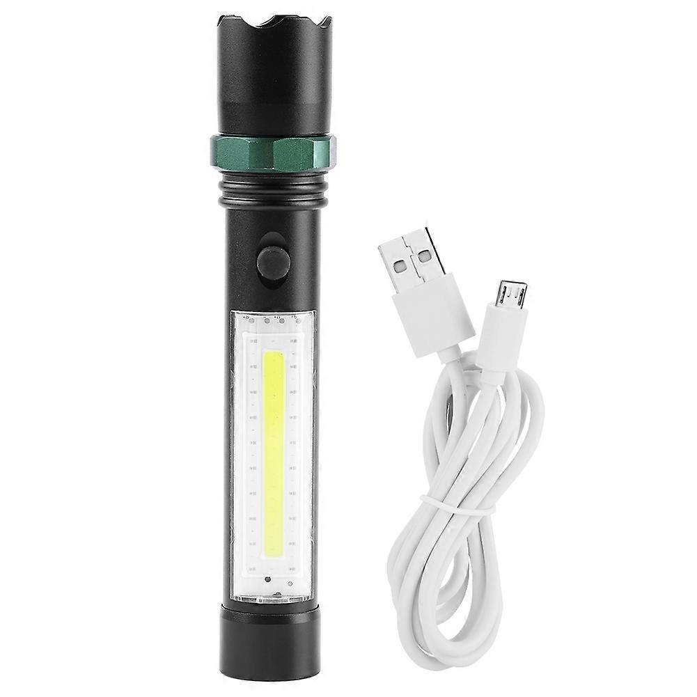 LED Bright Flashlight Flashing Warn Lights Rechargeable for Outdoor Hunting