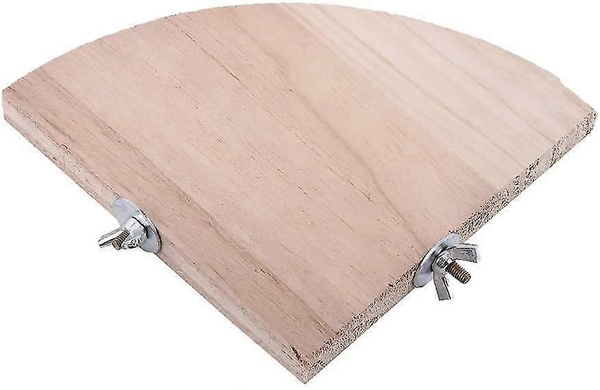 قفص الطيور جثم منصة منصة خشبية مروحة شكل الببغاء ملعب قفص