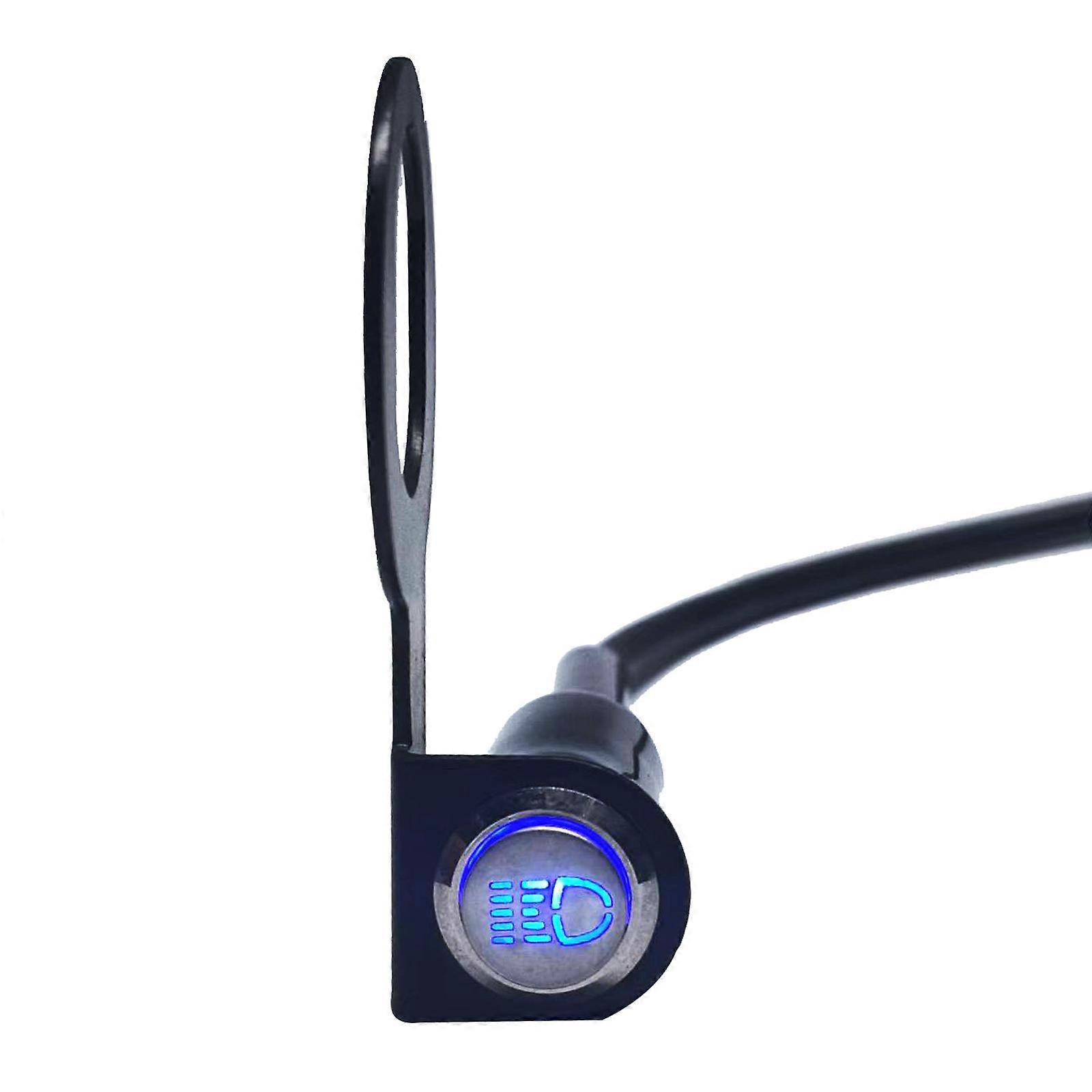 Universal Waterproof Motorcycle Handlebar Switch Button Adjustable Mounting For Lights Horn And Starter Control Easy Use