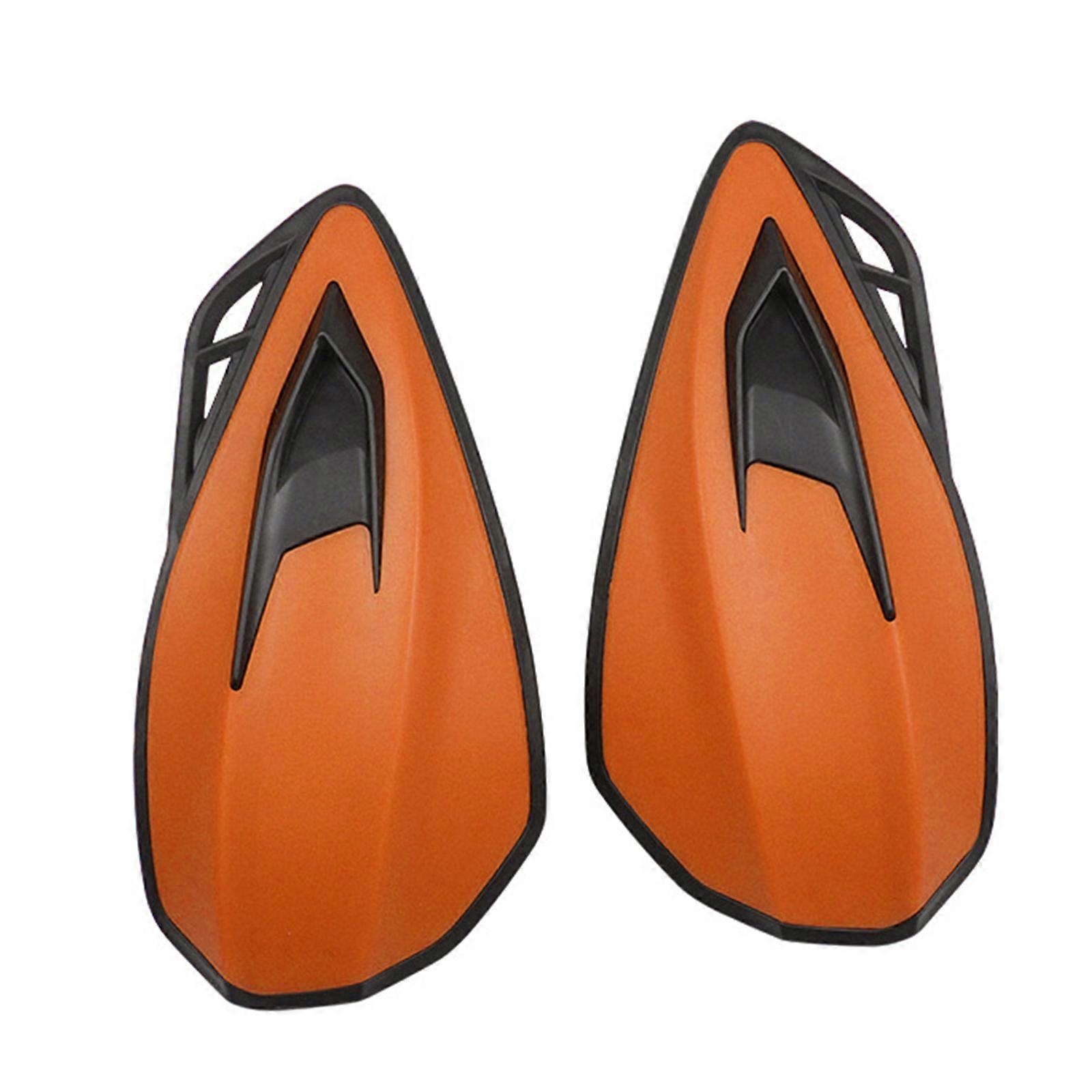 Easy Install Handlebar Hand Protections Protective Hand Guards Aluminum Hand Guard Set for Enhances Levering Protections Orange