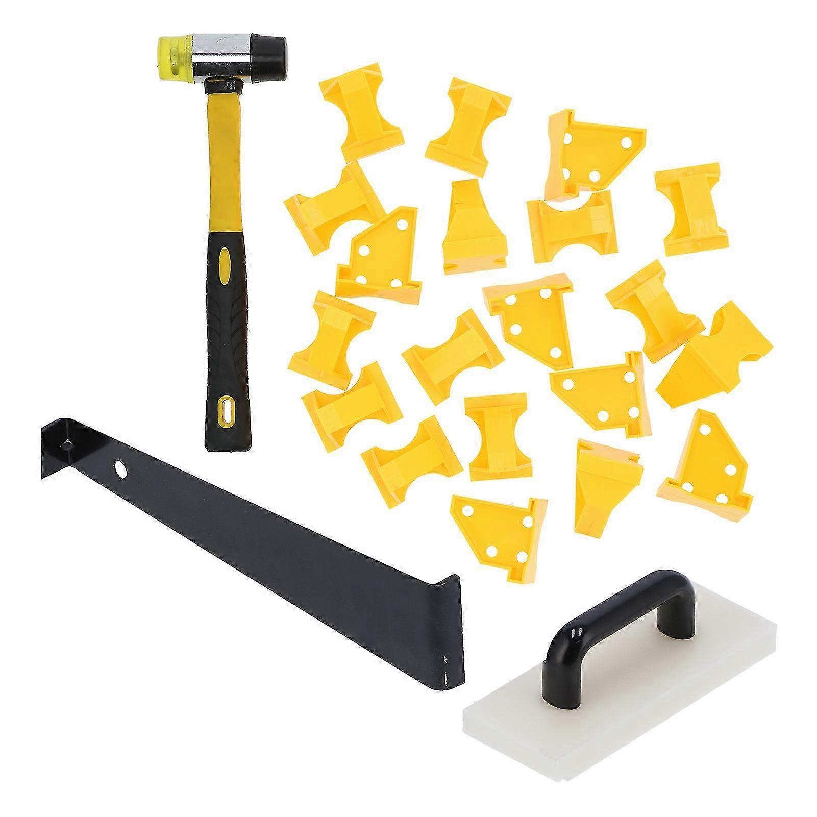 Floor Installation Tools 1/4in Gap Flooring Fix Spacer Tapping Block Kit for Home Renovation