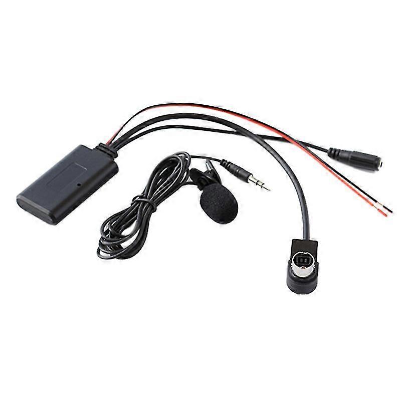 Auto Bluetooth AUX Adapter Wireless Audio Telefonanruf Freisprechmikrofon für -121B AI-NET -9857 -98