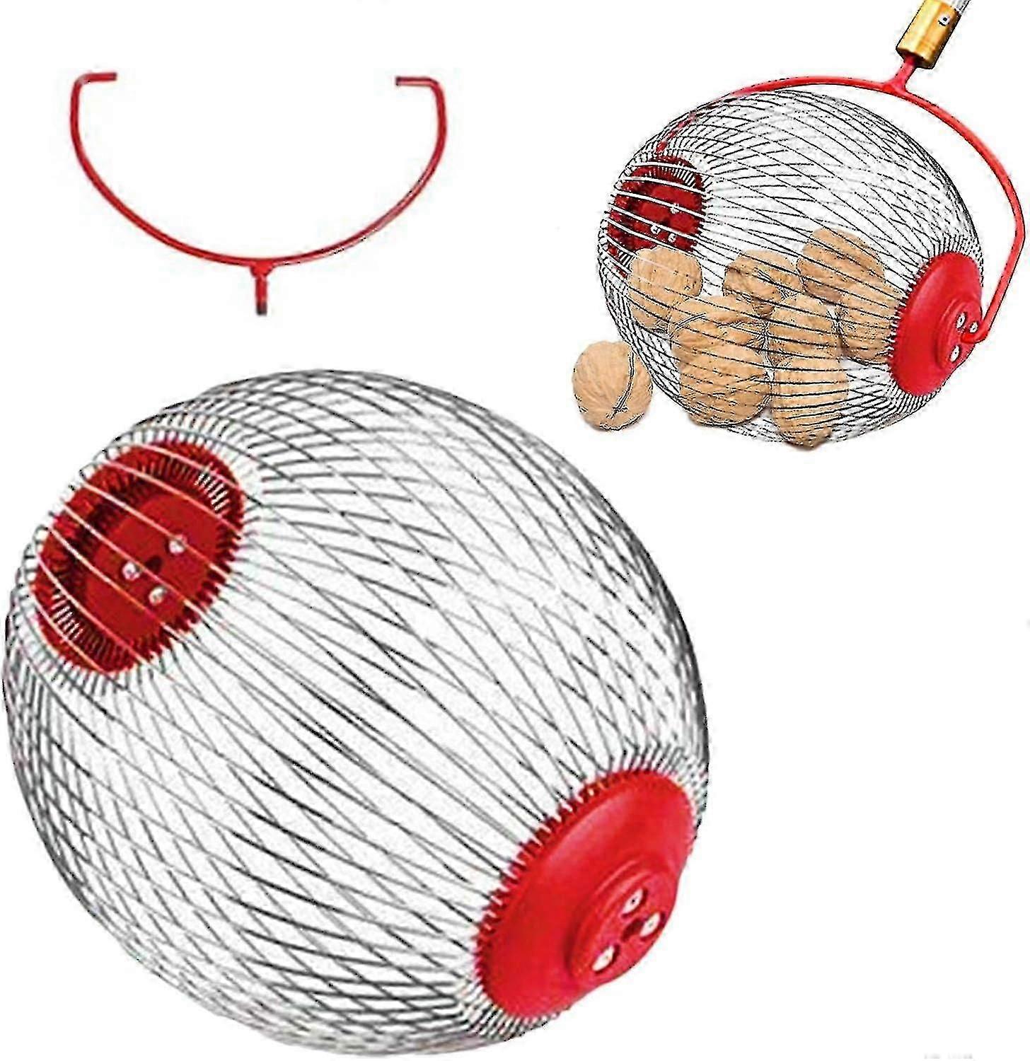 Nut Gatherer Acorn Picker Upper - Side Opening Dump Walnut Picker Upper Roller Pinecone Picker Upper-Good