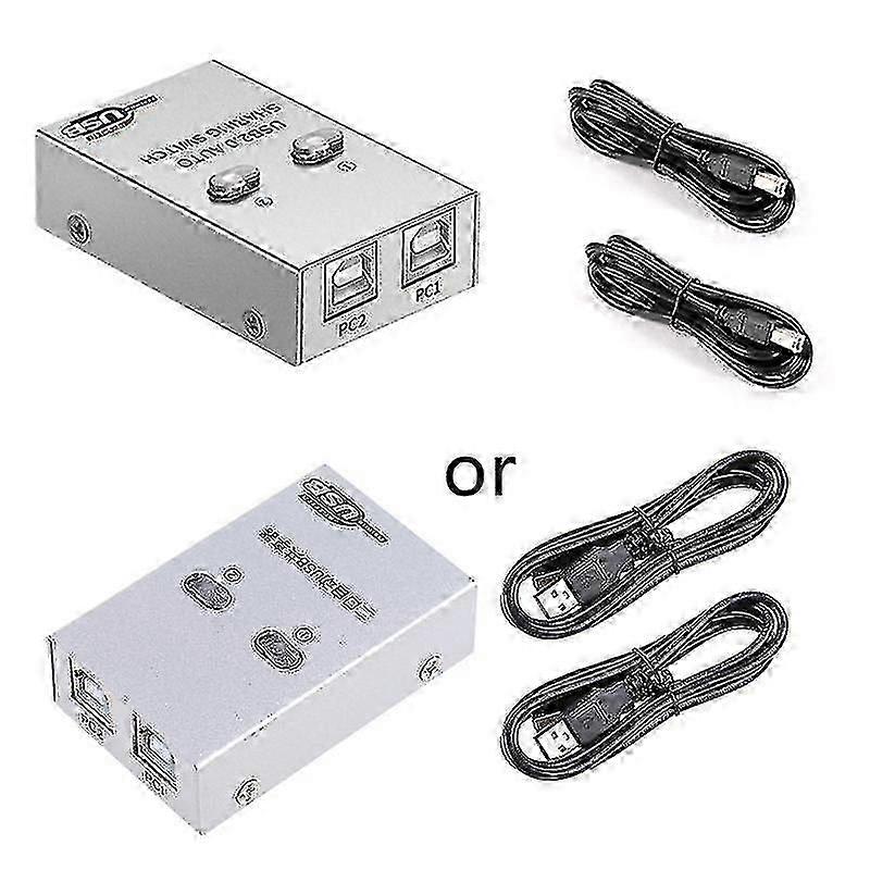 Usb Printer Switch Selector Switch Adapter 2 Pc Sharing 1 Usb Devices Hub