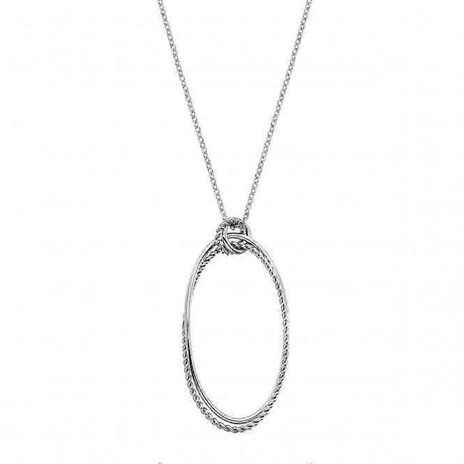 Hot Diamonds Sterling Silver Unity Statement Oval Pendant DP741