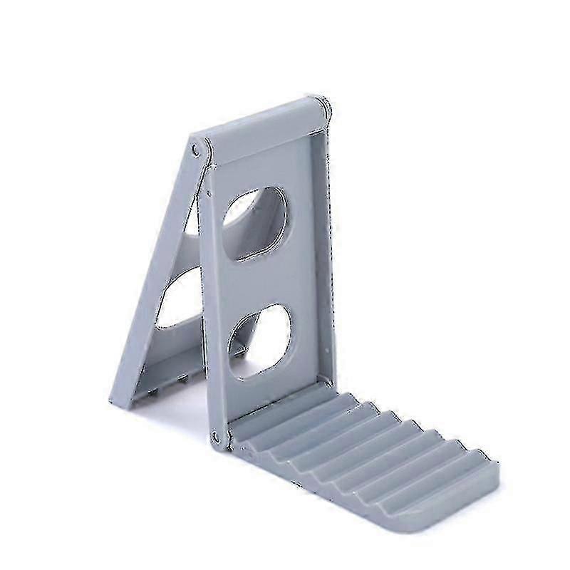 Foldable Pot Lid Rack Kitchen Countertop Plastic Pot Lid Rack Multifunctional Cutting Board Spoon Tableware Drain Rack