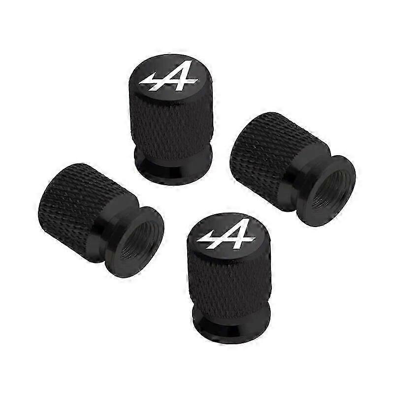 A Emblem Badge Car Wheel Tire Valve Caps Tyre Stem Covers For Alpine Aline A110 GT S RS GT Sport Clio Megane Scenic Accessories-Motor Vehicle Wheel Pa