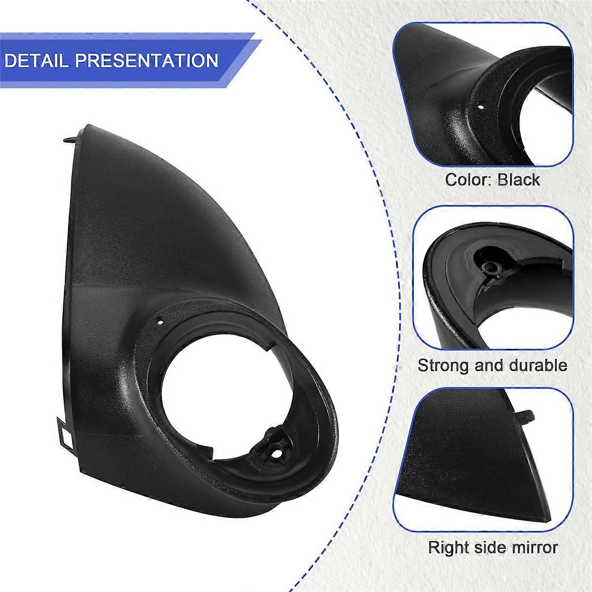 Car Right Side Rearview Mirror Lower Cover for Fiesta 2009-2019