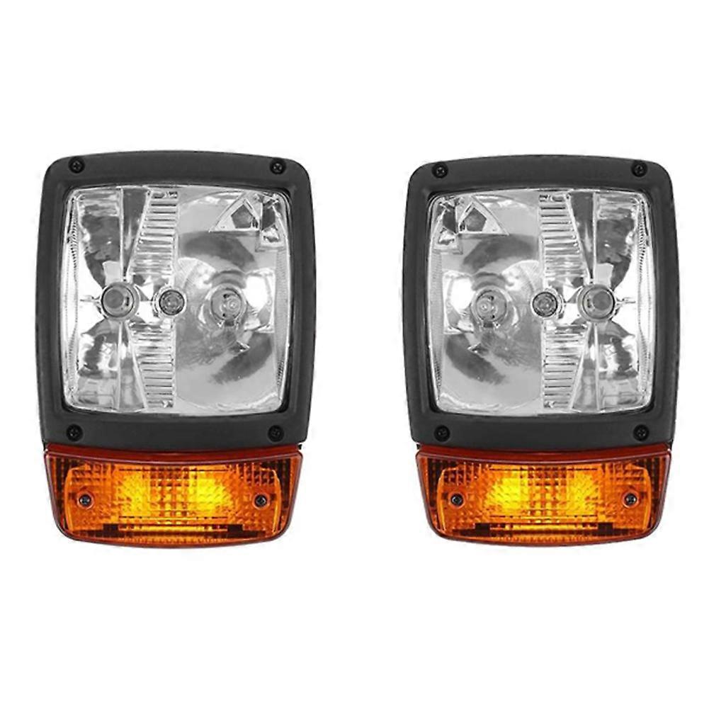 Left&Right Excavator for JCB Front LED Headlight Turn Signal Lamp