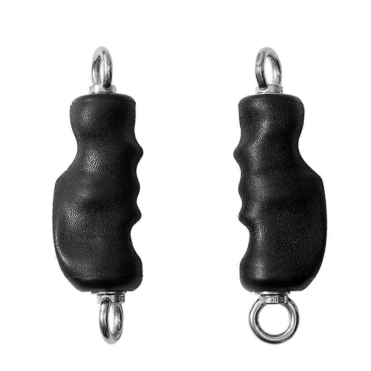 Gym Exercise Grip Handles LAT Pull Down Attachment, Gym Handle