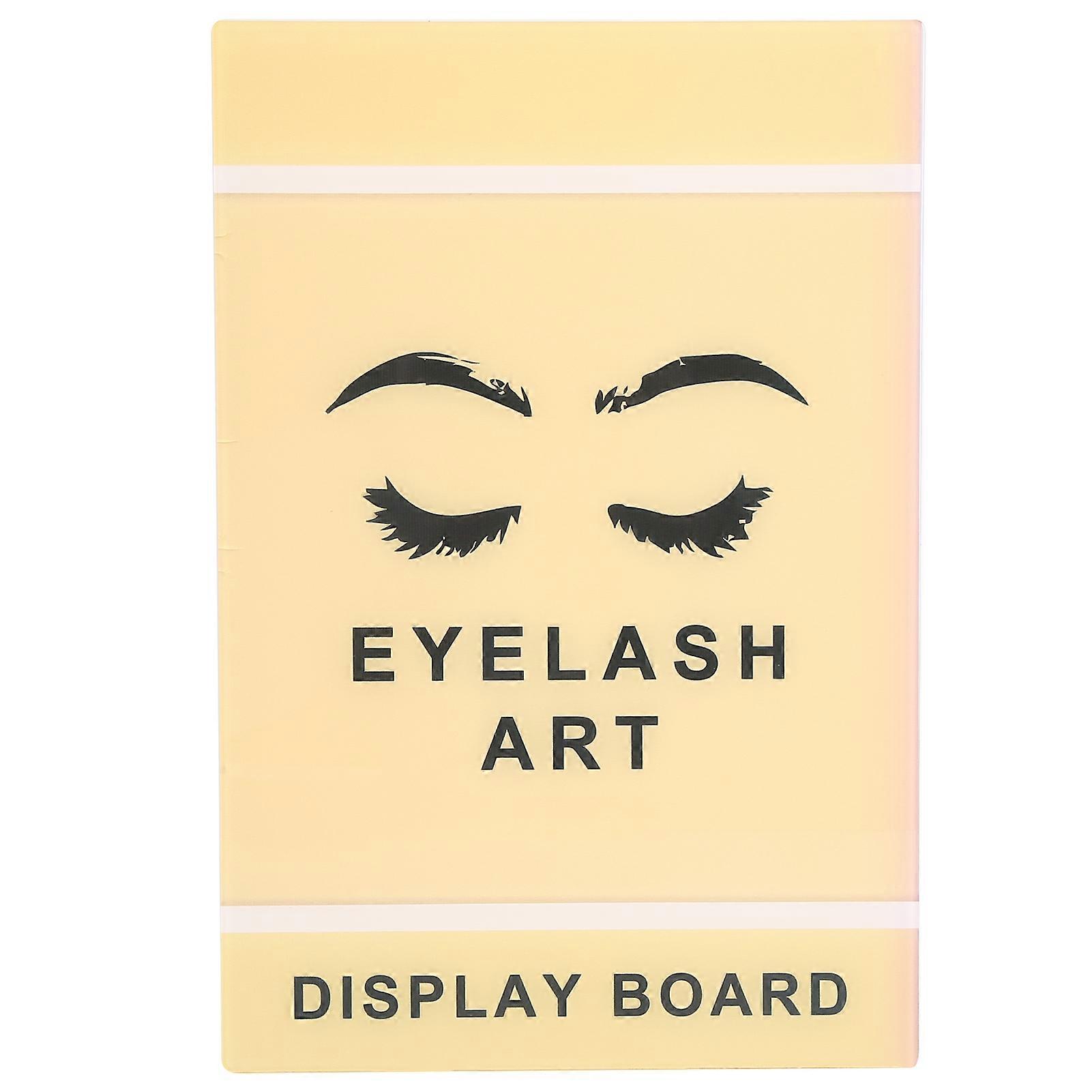 Professional False Eyelashes Display Book Organizer Waterproof Makeup Eyelash Display Board