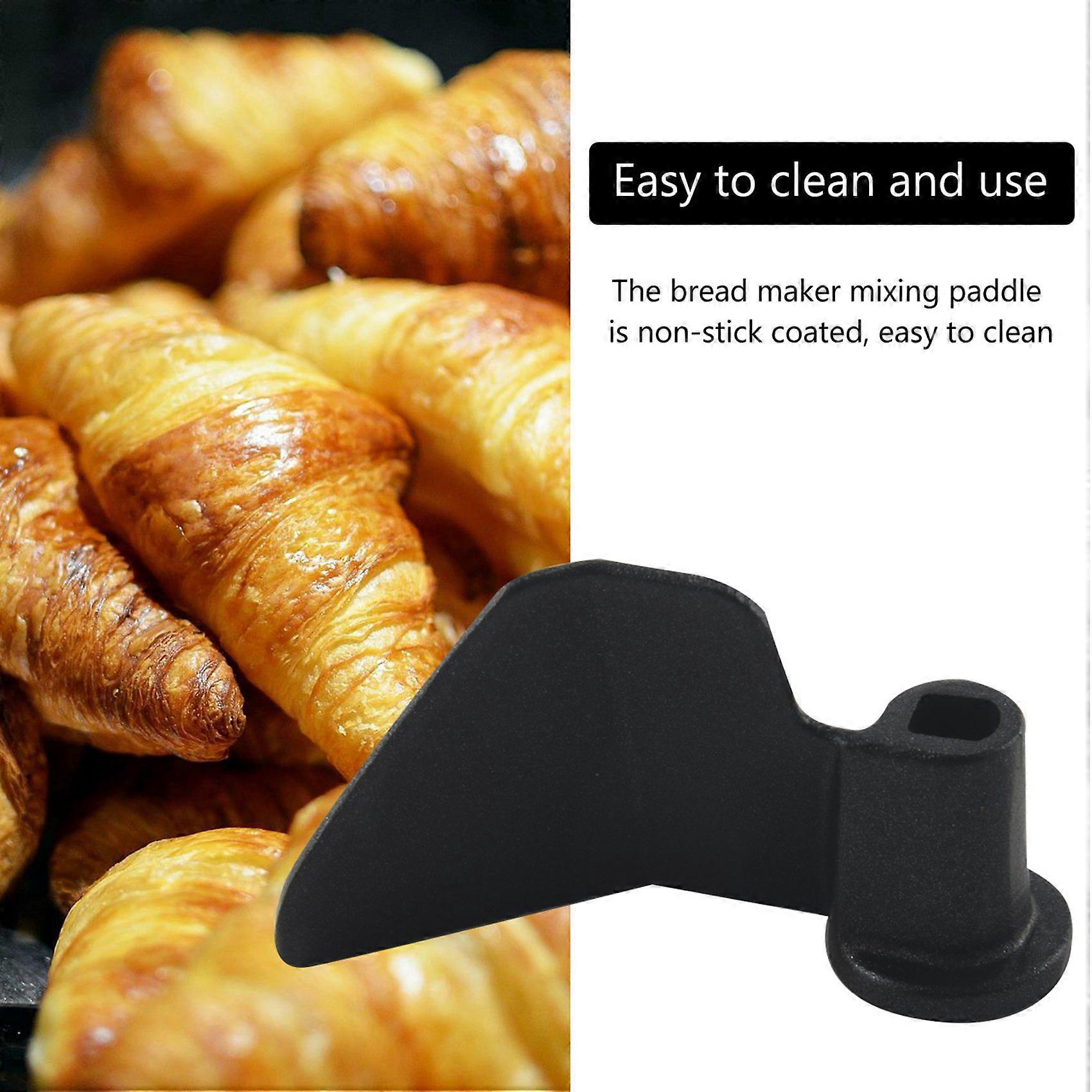 2 Pack Carbon Steel Non-Stick Coating Breadmaker Paddle, Replacement Parts Paddle for Bread Maker Ma