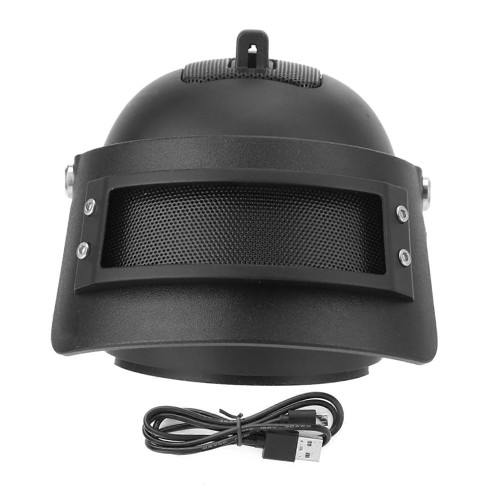 USB Bluetooth o Speaker Portable HelmetShape Mini Wireless Subwoofer Desktop Speaker