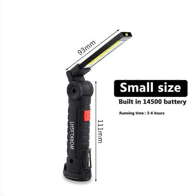 Rechargeable Work Lights LED Work Light Hanging Hook 5 Modes Magnetic USB Rechargeable Flashlight Portable Working Flash Light Lamps