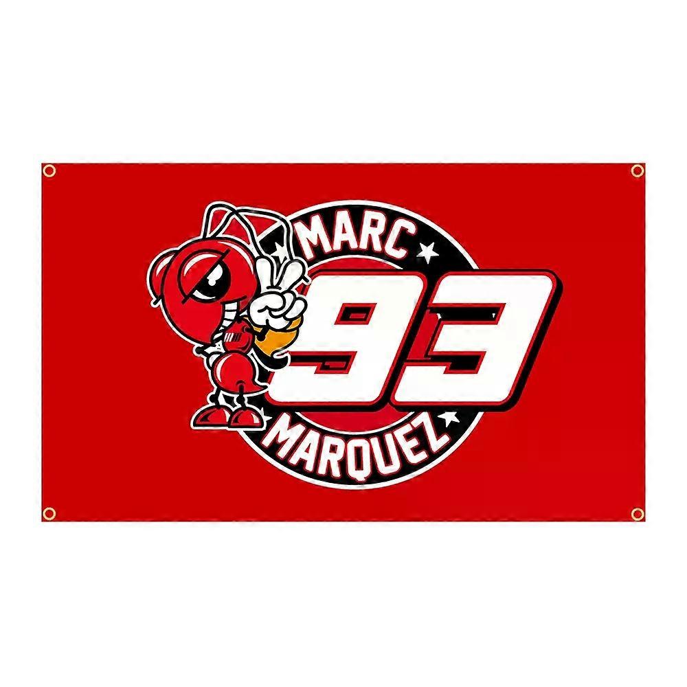 90x150cm 93 Marquez Moto Flag Polyester Printed Banner Home or Outdoor For Decoration Tapestry
