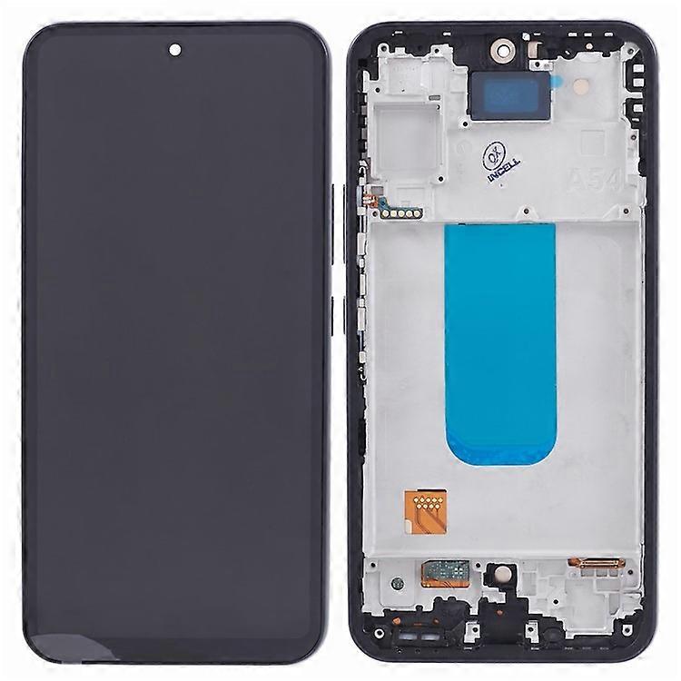 Compatible For Samsung Galaxy A54 5G A546 Grade C LCD Screen and Digitizer Assembly + Frame Replacement Part (TFT Technology) (wit