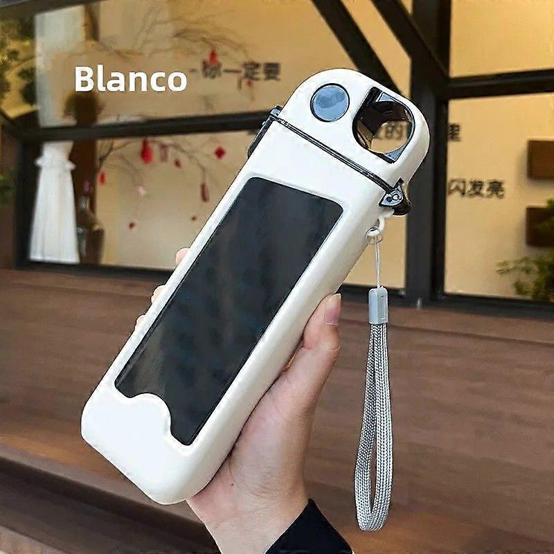 Durable and portable plastic water bottle with straw for adults. Cute and simple color design, high value.