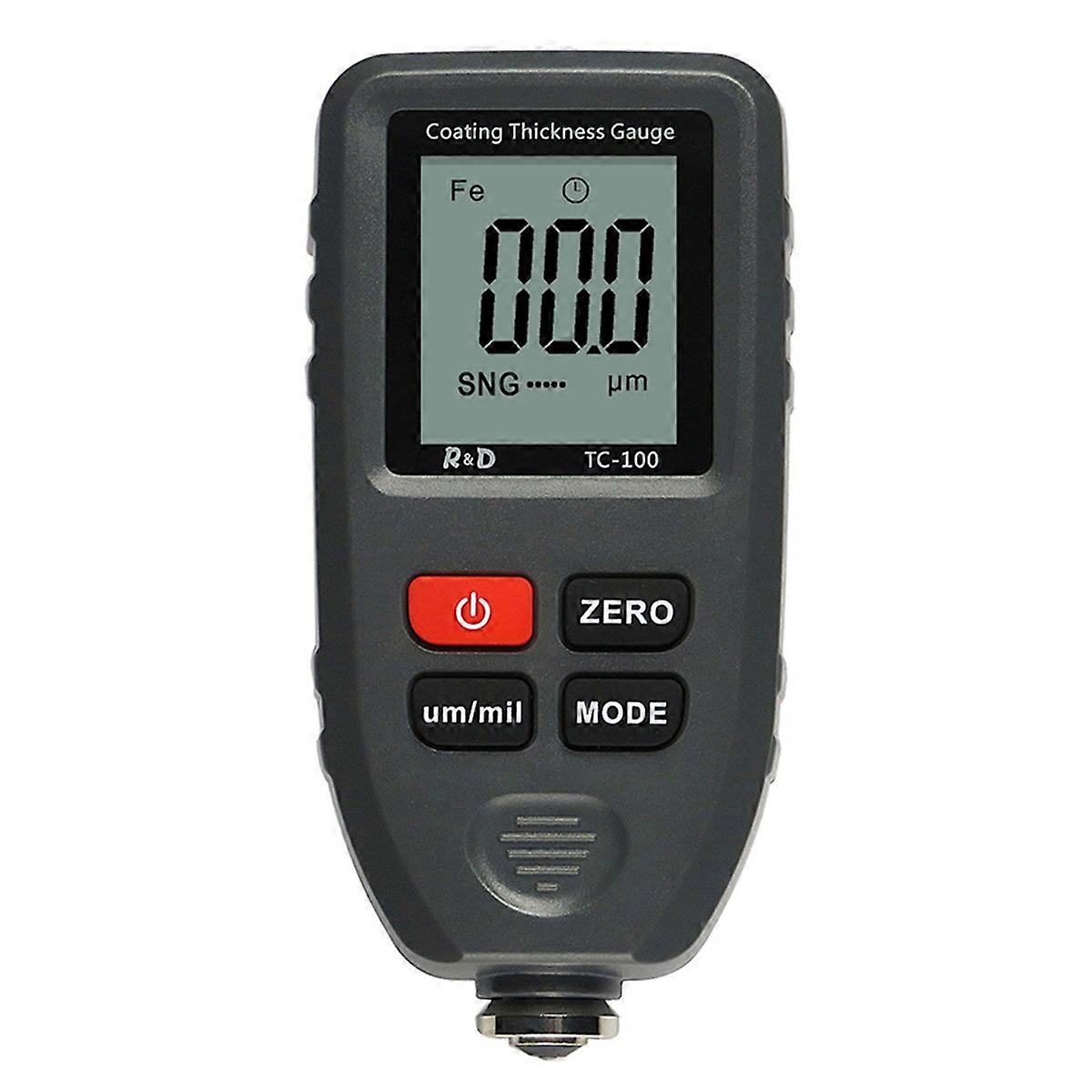 TC100 Coating Thickness Gauge 0.1um/0-1300 Car Paint