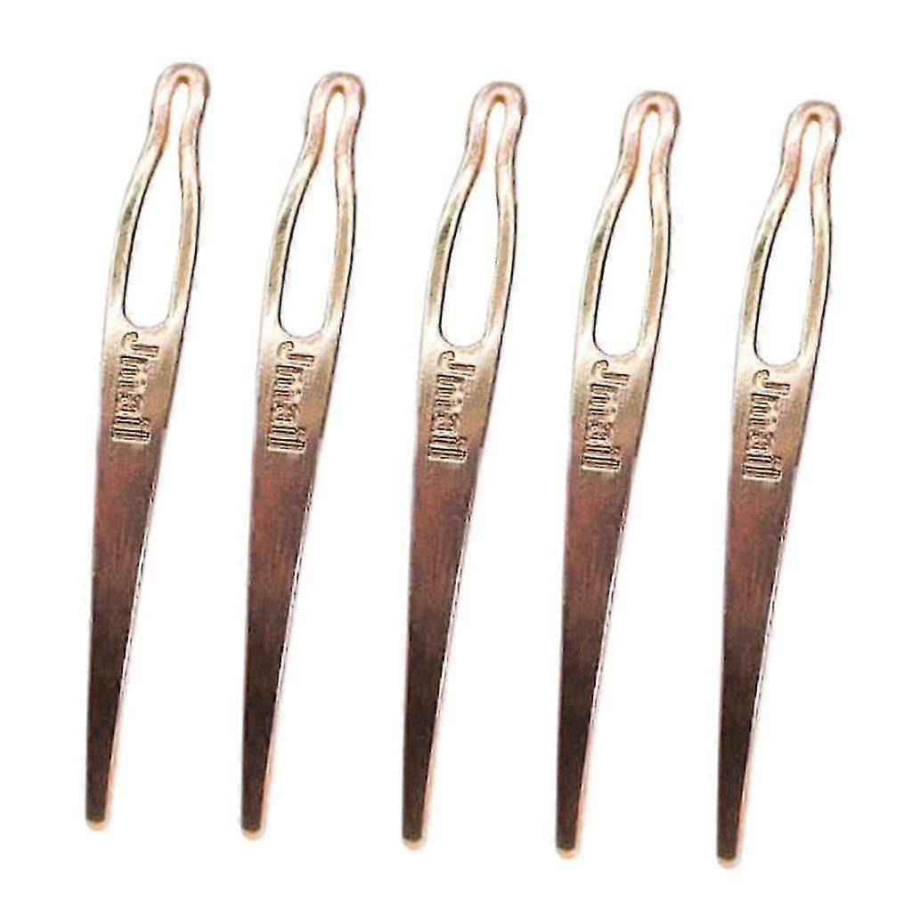 5pcs Interlocking Needle Tools For Interlock Starting Maintaining Golden
