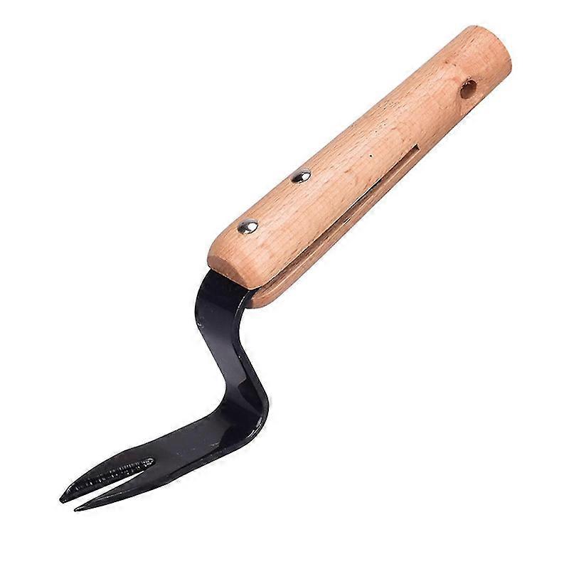 Manual Weeds Root Lifter Steel Hand Weeder Fork Grass Removal & Deeper Digging Garden Tool bd--