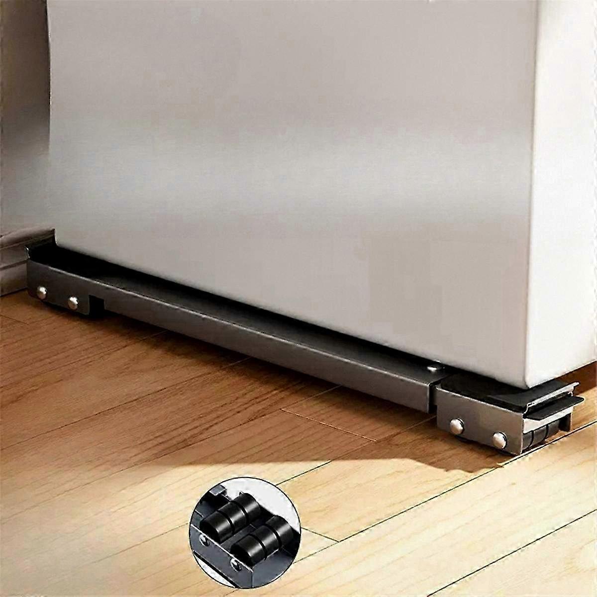 Adjustable Mobile Base for Refrigerator and Washing Machine - 16-Wheel Rolling Stand for Improved Stability