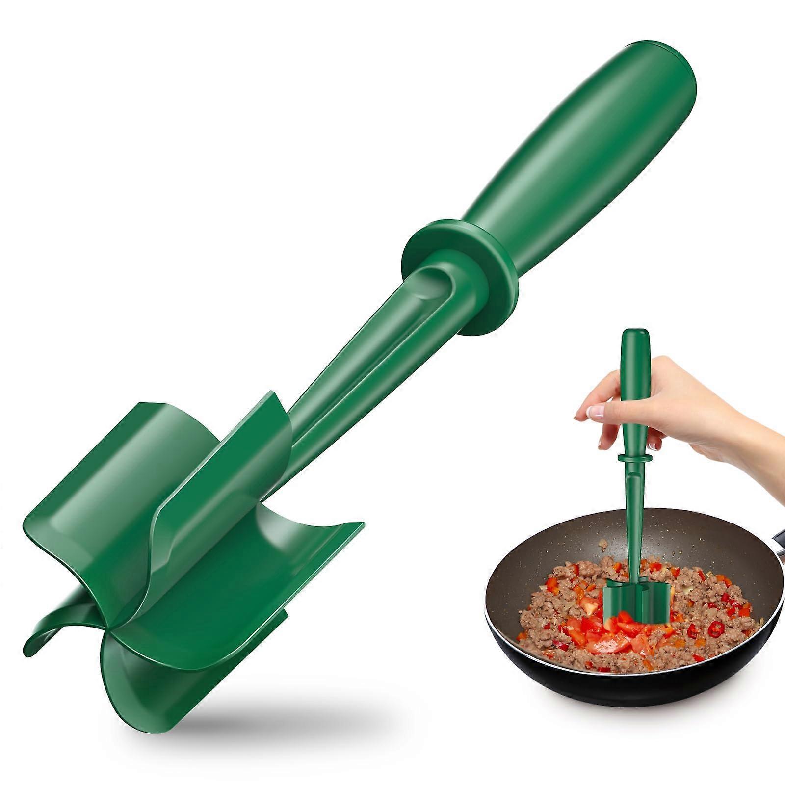 Meat chopper for menstrual ground beef, heat -resistant meat for hamburger meat, ground beef crusher