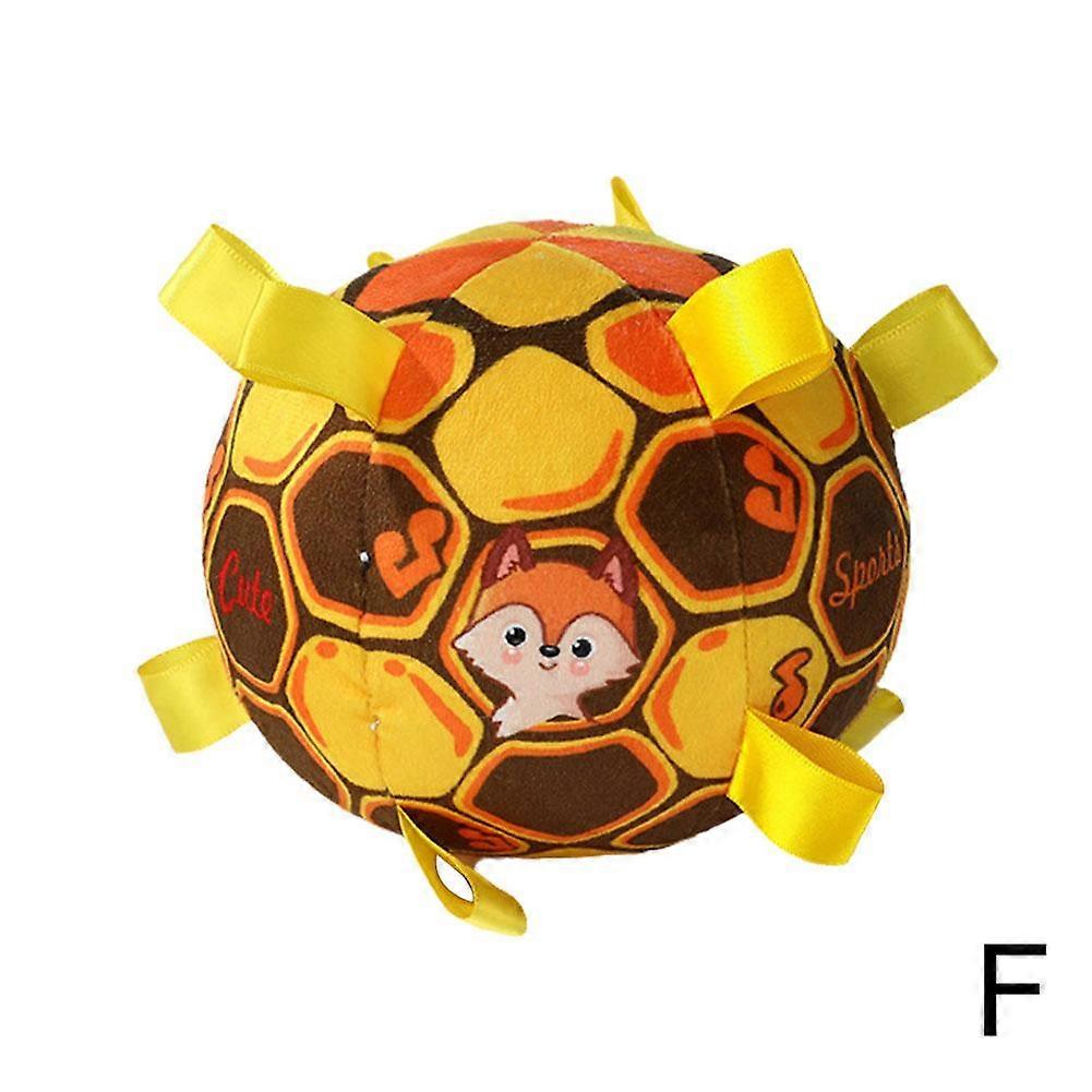 Yellow football 15cm(F)$Interactive bite-resistant pet smelling companion toy for dogs