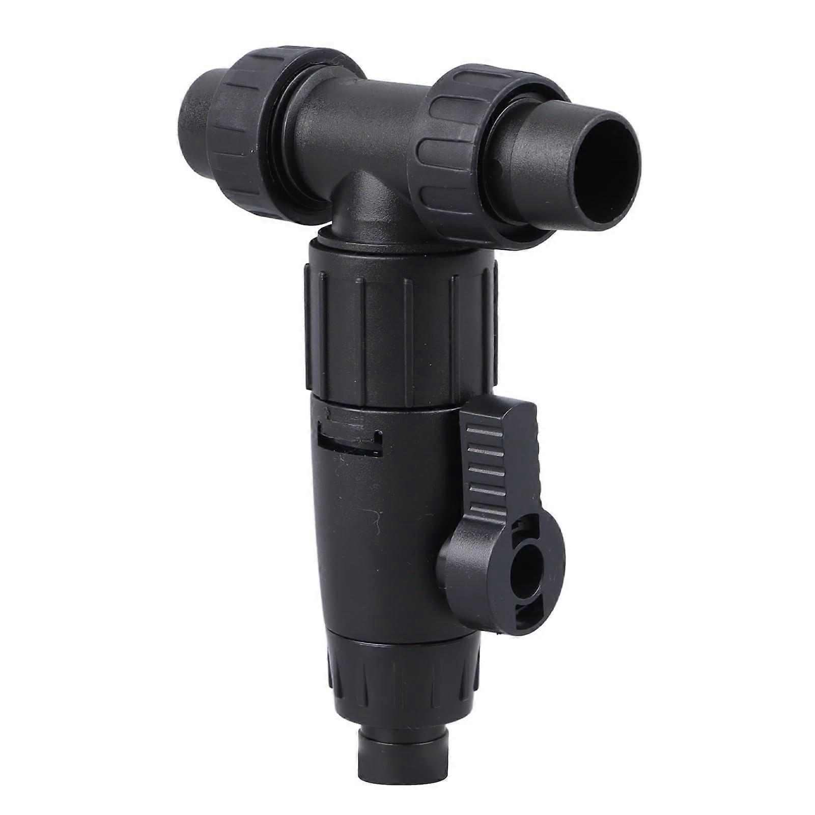 3 ROAD Aquarium valve, Adjustable T Hose Connector Water Control Compatible with 16/22 Hose for Easy Water Changes