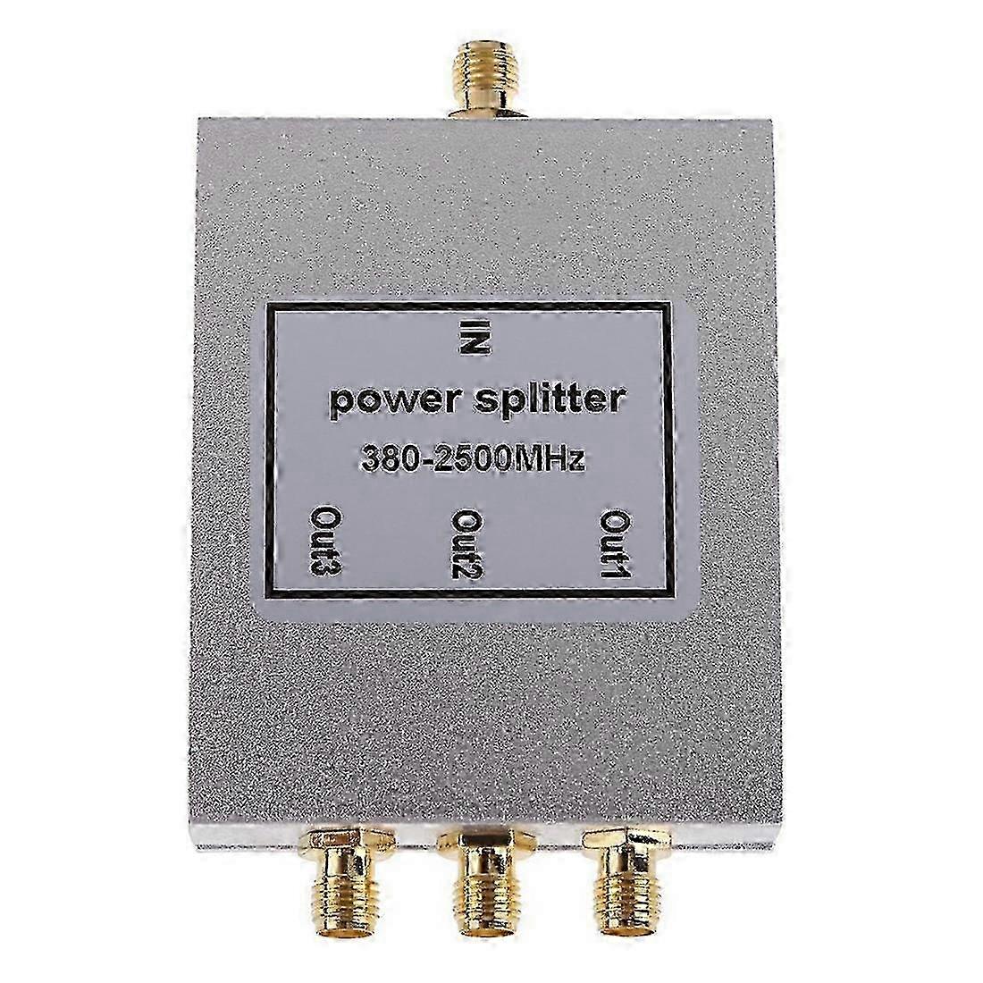 SMA Female 3 Way Power Divider, 380MHz-2500MHz for Signal Distribution